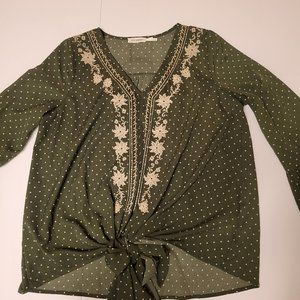 Blu Pepper Shirt  Size L